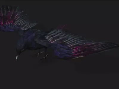 Raven A3 Free low-poly 3D model