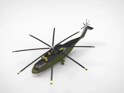 Mil Mi-26 Halo 3D model