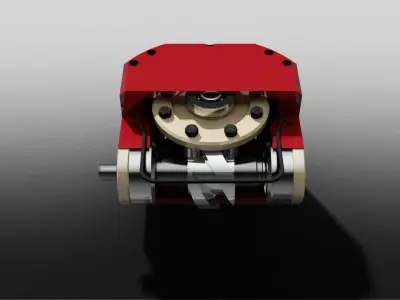 GLOBOIDAL CAM INDEXER Free 3D model