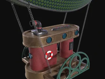 Airship 3D model buy