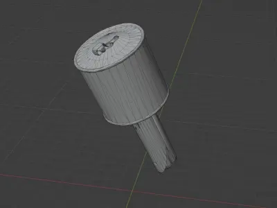 RPG 40 Grenade Low-poly 3D model