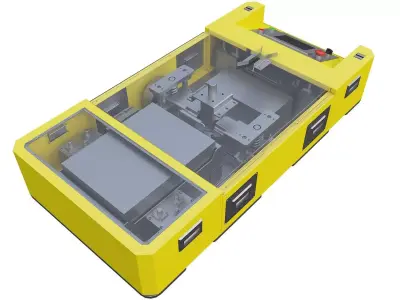 AGV Automated Guided Vehicle 3D model
