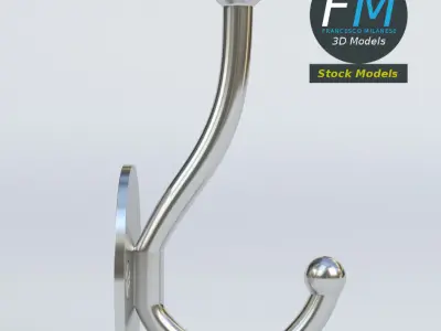 Coat hook 1 3D model
