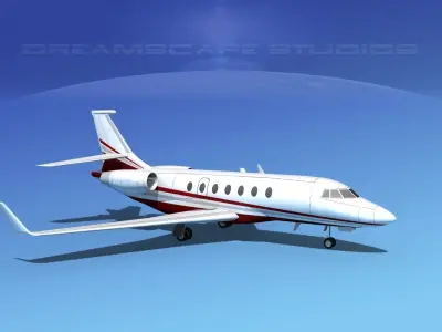 Dassault Falcon 2000 V09 3D model purchase