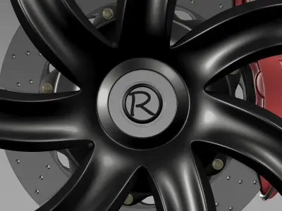 R Spirit wheel 3D model
