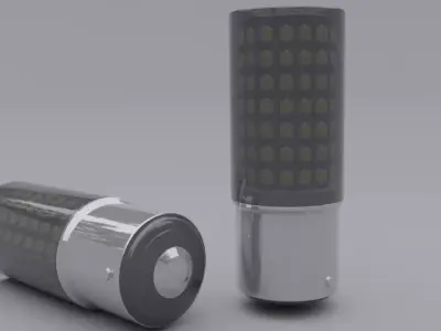 led car lamp t4 3D model