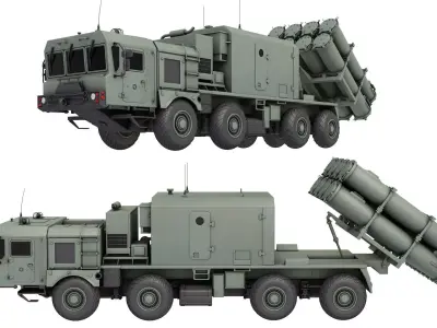 Bal-e Missile Launcher - SSC-6 Sennight - Bal-E 3K60 Bal 3D model