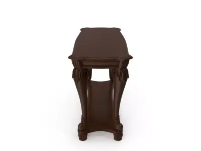 Classic Wooden Console Table 3D Model l Antique Style  3D model