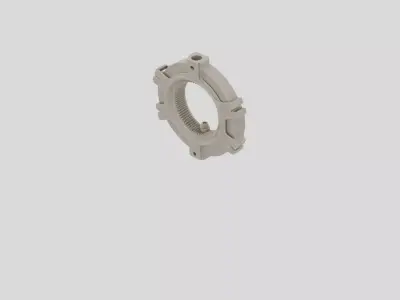 Industrial Pipe Valve Wheel for 3D print 3D model
