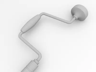 Manual Hand Drill 3D model