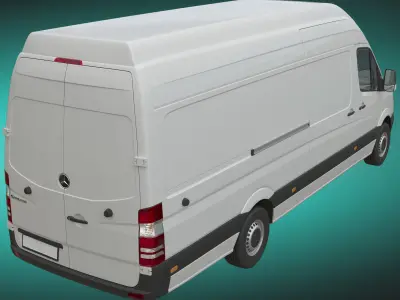 Mercedes-Benz Sprinter 2015 Panel Van L4H3 3D model