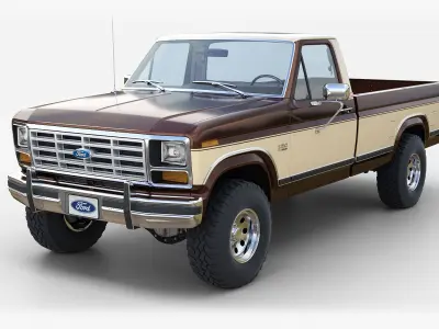 1986 Ford F-150 3D model