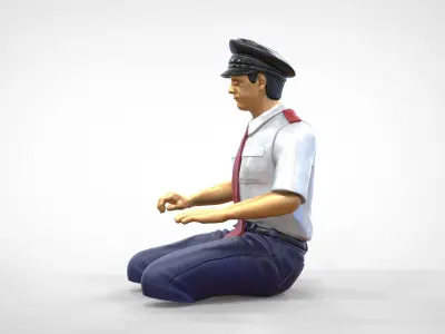 N2 City Train Driver  3D print model