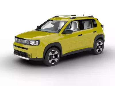 Fiat Grande Panda Petrol 2026 3d model 3D model