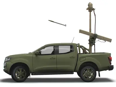 Nissan Navarra Vampire C-UAS 2023 3D model