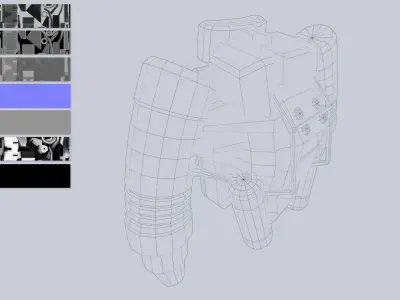 Scifi Jetpack Low-poly 3D model by Anima-Z