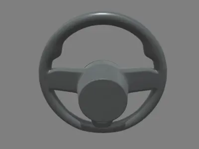 Steering Wheel Sport Car 04 3D model