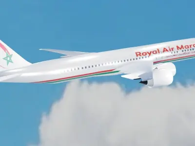 Boeing 777-200 Royal Air Maroc RAM 3D model