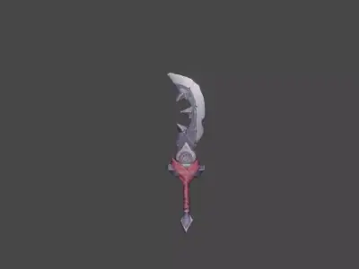 Zeloeman Sword A 41 Low-poly 3D model