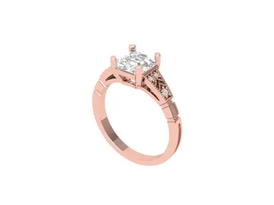 Wedding Ring  3D print model 406