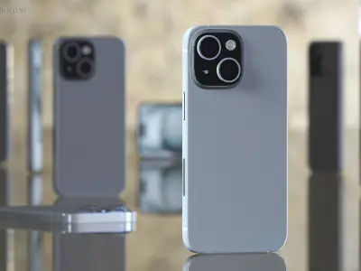 Smartphone Grey 3D model
