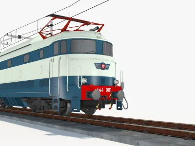  Electric Locomotive FS E444 