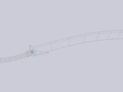 Nature blade Low-poly 3D model purchase