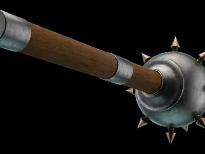 Medieval Mace 3D model buy