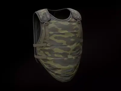 6B2 Body Armor Low-poly 3D model