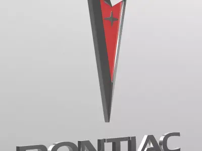 pontiac logo 3D model