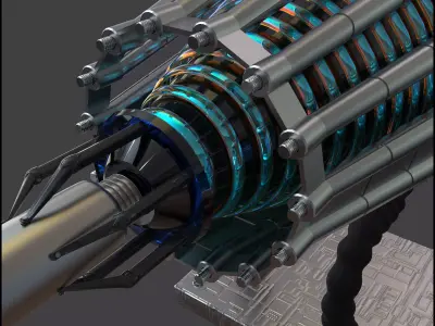 Space Weapon 3D model