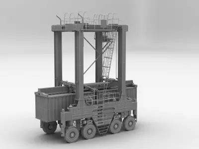 Straddle Carrier 3D model