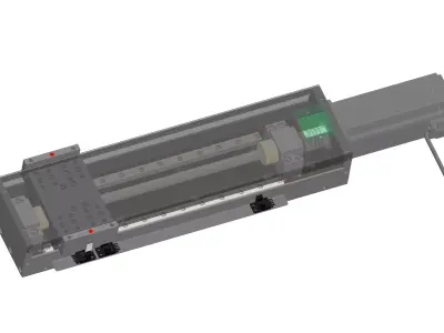 Single Axis Robot - Linear Actuator  3D model