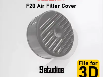 Dellorto F20 Air Filter Cover 3D print model