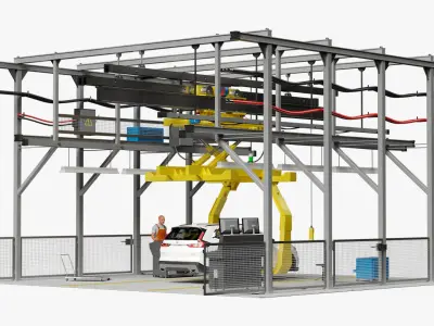  Honda Body Conveyor and Worker 