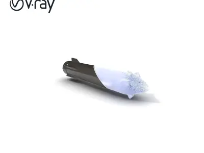 Missile Model Pack with  LODs for Game and Simulation Low-poly 3D model