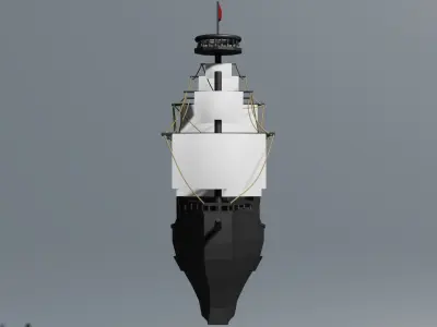 Low-Poly Pirate Ship Low-poly 3D model