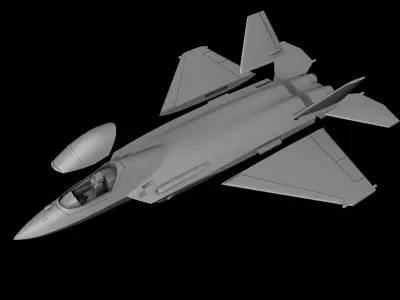 KF-21 BORAMAE SCALE 1-72 Printable Files 3D print model
