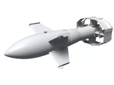 Fritz X missile 3D model