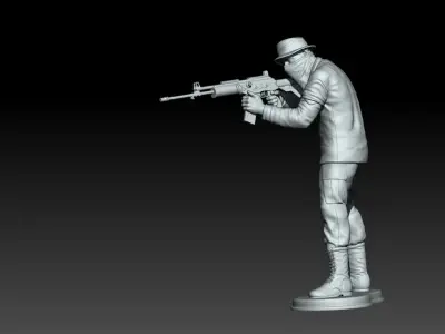 Guerrilla Figther -3D Print 3D print model purchase