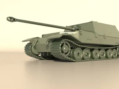 TANK FERDINAND ELEFANT for 3d print 3D print model