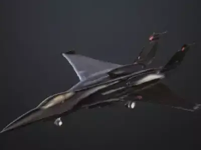 SR71 Inspired Supersonic Recon Aircraft 3D Model 3D model