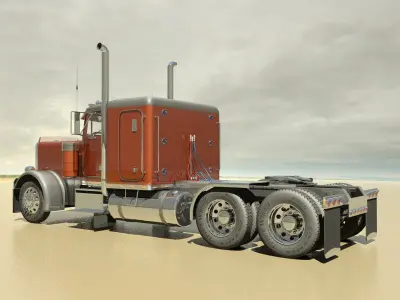 379 Semi Truck 3D model