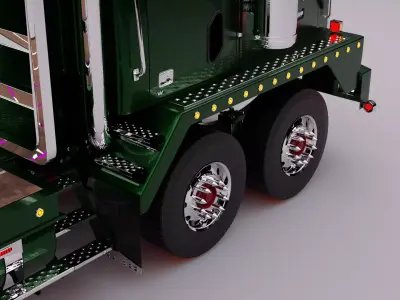 Western Star 6900 Low-poly 3D model