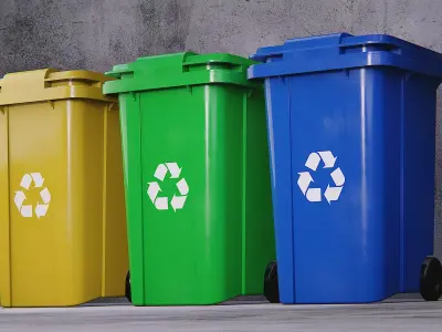 Recycle Bin 3D model buy
