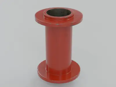 Modular Iron Pipes Low-poly 3D model