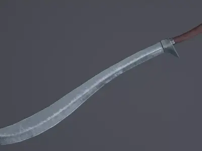 Sword 14 Low-poly 3D model