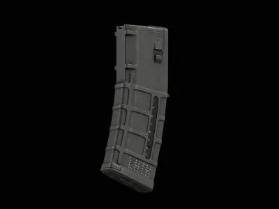 Magazine PMAG 30 Round AR M4 GEN M3 Low-poly 3D model