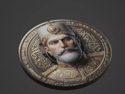 Ottoman Medallion 3D print model purchase