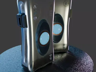    canister Low-poly 3D model
